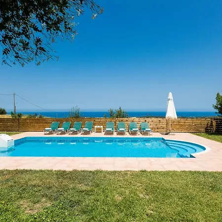 Archos Villa With Pool, Play Area,Bbq & Amazing View!! Villa *