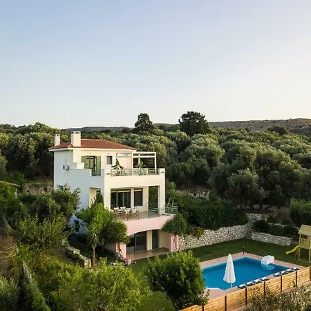 Archos Villa With Pool, Play Area,Bbq & Amazing View!! *