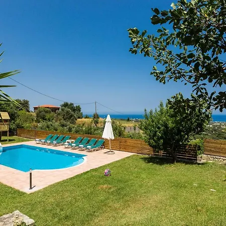 Archos Villa With Pool, Play Area,Bbq & Amazing View!! Villa *