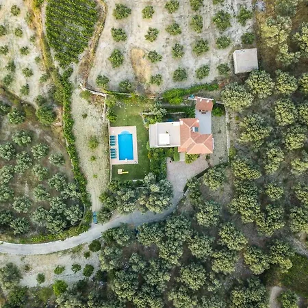 Archos Villa With Pool, Play Area,Bbq & Amazing View!! Villa